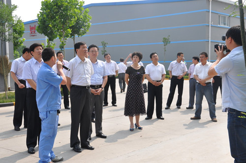 山东省副省长夏耕一行参观调研天鼎丰